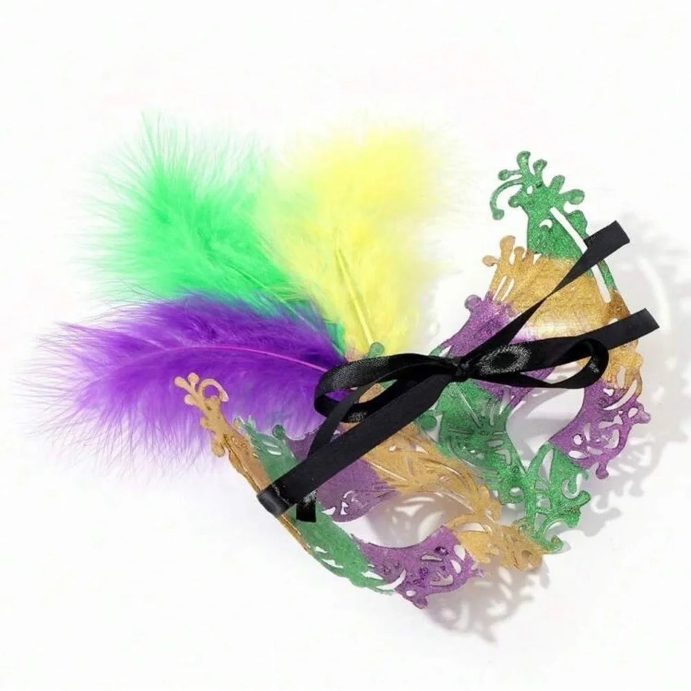 Sparkle & Shine: New Mardi Gras Masquerade Mask for Unforgettable Celebrations!